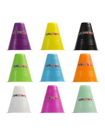 SLALOM CONES PACK x20 - DUAL DENSITY White