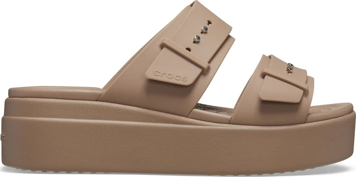 Crocs™ Brooklyn Sandal Low Wedge Women’s Latte - 39,5