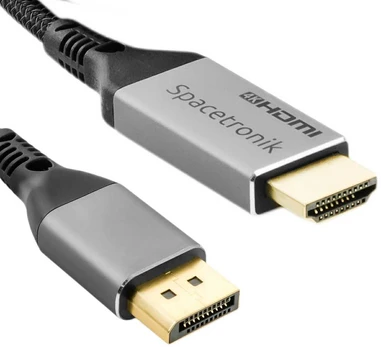 Kabelis DP HDMI 4K 60Hz Spacetronik KDH-SPA020 2m