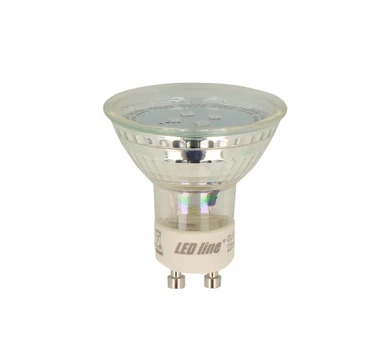 LED lemputė GU10 230V 1W 3000K šiltai balta 80lm