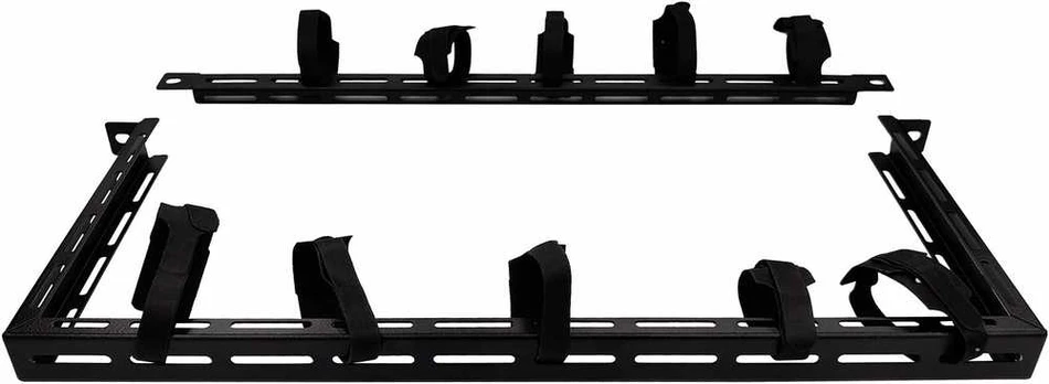 Lanview 1/2U 19" CABLE ORGANIZER PANEL WITH 10PCS VELCRO