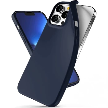 Dėklas Mercury Soft Jelly Case Apple iPhone 14 Pro Max tamsiai mėlynas