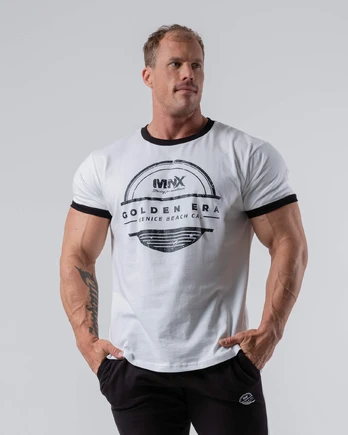 MNX classic T-shirts Golden Era White