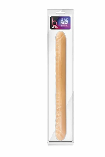 Blush B Yours 18 Inch Double Flexible Model Beige - Body-Safe PVC