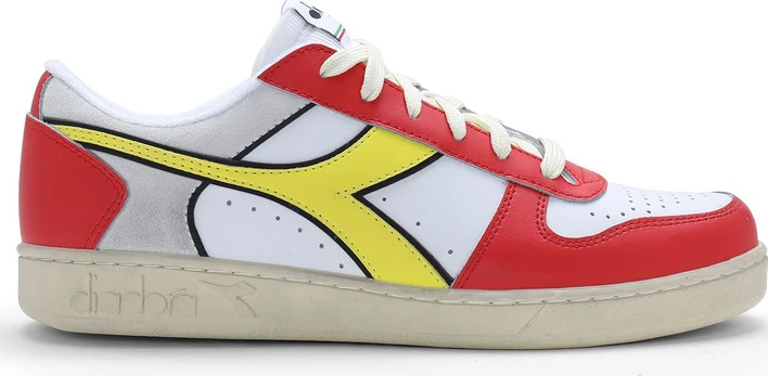 DIADORA Magic Basket Low Icona White/Ferrari Red Italy - 39