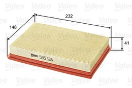 Oro filtras VALEO 585138 kaina