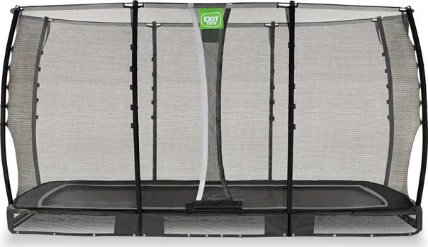 EXIT Allure Classic ground trampoline 214x366cm - juodas