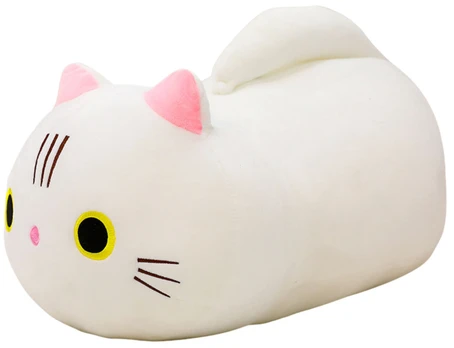Pliušinis žaislas katė 22431, baltas, 18 cm