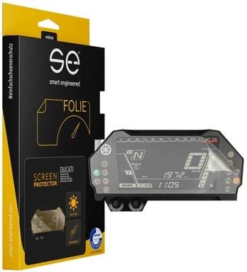 Smart Engineered SE-DCP-2-0102-0030-1-M, Screen protector, Motorcycle, Transparent, Monochromatic, Ducati Multistrada 950 / 1200 / 1260 2015+ / Multistrada V2 (s) 2020+ cockpit, Germany