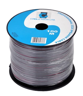 Cabletech CCA garsiakalbio laidas 0,50 mm juodas