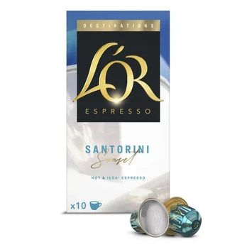 Kavos kapsulės L'OR SANTORINI, 10 vnt.