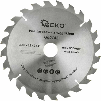 Geko Tarcza do drewna 230x32x24T(54)