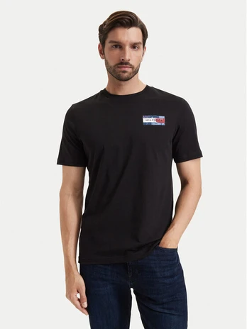 Tommy Hilfiger Marškinėliai MW0MW44876 Juoda Regular Fit
