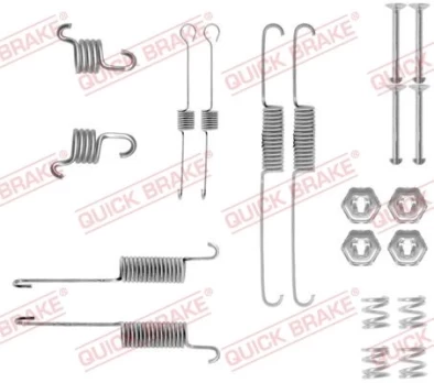 QUICK BRAKE QB105-0809 Brake shoe fitting kit