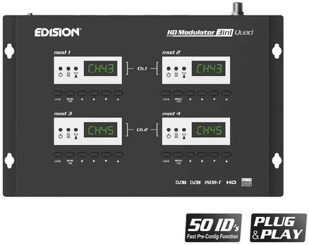 Modulator 4x HDMI do 2x DVB-T/C/ISDB-T EDISION