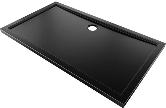 Dušo padėklas Mexen Flow Slim, stačiakampis, 80 x 150 cm, Juodas matt