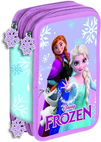 Manenti Disney Frozen triple pencil case