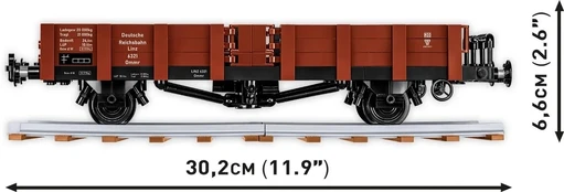 Cobi Krovininis vagonas type Ommr 32 inch Linz