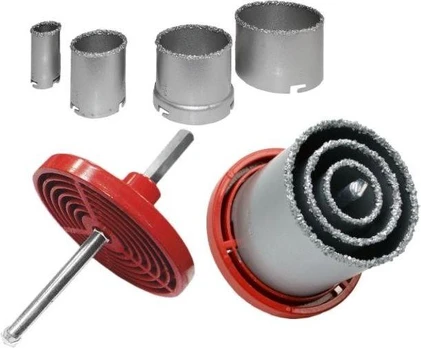 Grąžtas AW-Tools AWTools Otwornice wolframowe 33-83mm 6szt. (AW40510)