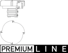 Dangtelis, radiatorius MAHLE CRB 21 000P