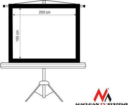 Projektoriaus ekranas Maclean Projection Screen MC-595, 4:3