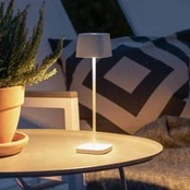 Lauko LED stalinis šviestuvas "Capri-Mini", baltas