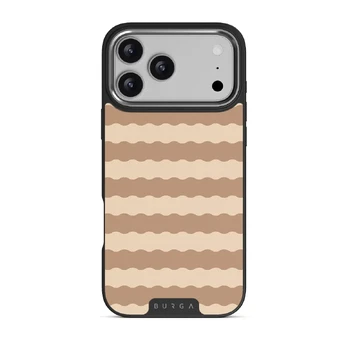 Golden Sand - iPhone 17 Pro Max Case, Elite Dark (MagSafe) / Silver