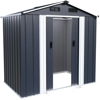 Sodo metalinis sandėliukas FUNFIT GARDEN 202 × 131 × 196 cm