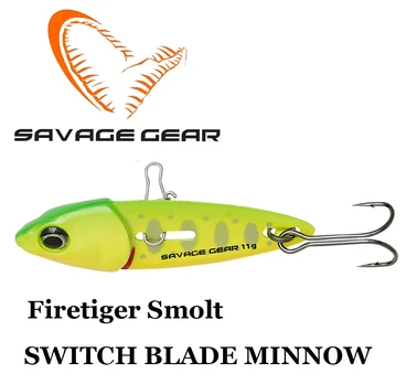 Savage gear Switch Blade Minnow Firetiger Smolt blizgė 5 g