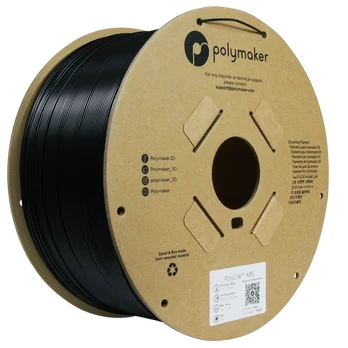 Polymaker PolyLite ABS - 3kg - 1.75mm - Juodas