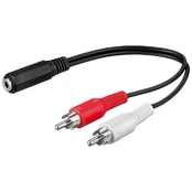 Goobay Audio cable adapter, 3.5 mm 50092 kaina