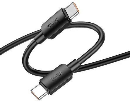HOCO cable Type C to Type C Hyper Power Delivery 100W X96 1m juodas