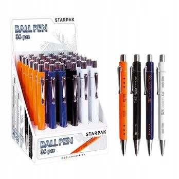 "StarPak" automatinis mėlynas rašiklis