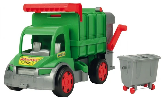 Sunkioji technika Wader Giant Garbage Truck 65cm 67015, žalia