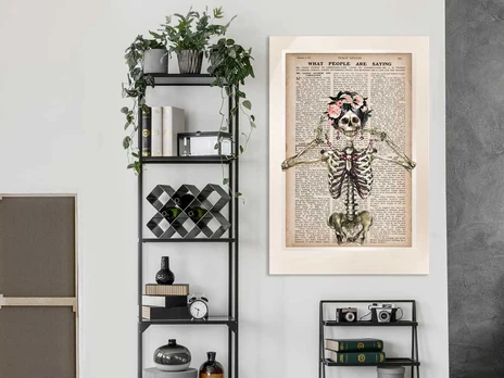 Artgeist Paveikslas - Mrs Skeleton (1 Part) Vertical