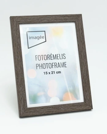 Rėmelis 21x30 plast MARMO VF3756 rudas| 20 mm