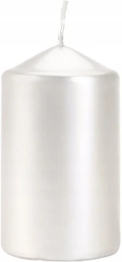 Perlinė cilindrinė žvakė Bispol A1 Sw60/100-190, 10cm