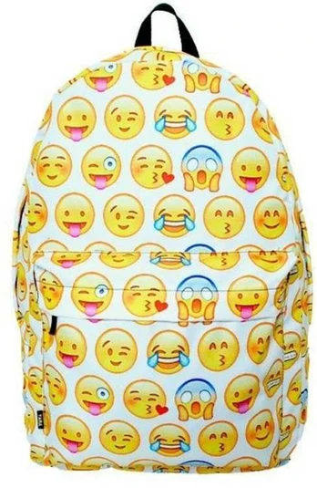 Kuprinė Emoji, balta