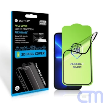Apsauginis stiklas Bestsuit Flexible Hybrid Glass 5D Apple iPhone 12 Pro Max