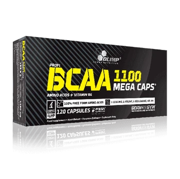Olimp BCAA Mega Caps 1100 120 kaps.