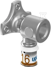 Uponor S-PRESS PLUS sieninė alkūnė 20-RP3/4"