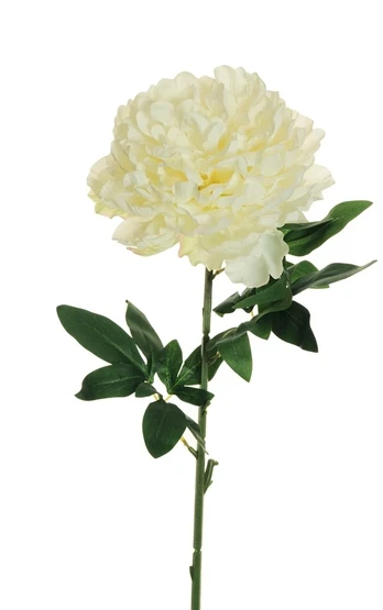 Artificial flower. peony. baltas col.. 82 cm