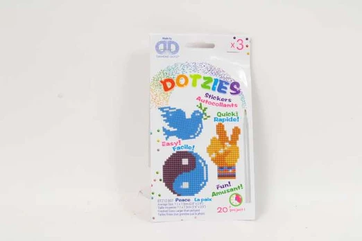 Dante Diamond Dotz peace- 3pak naklejki 45751