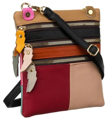 Moteriška odinė rankinė - Patchwork TY51463