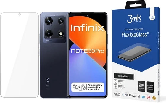 3mk Flexibleglass Stiklas, skirtas Infinix Note 30 Pro