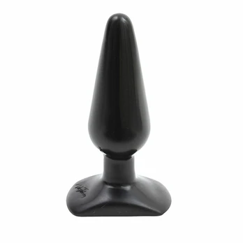 Doc Johnson Classic Medium Intimate Plug Juodas 13cm
