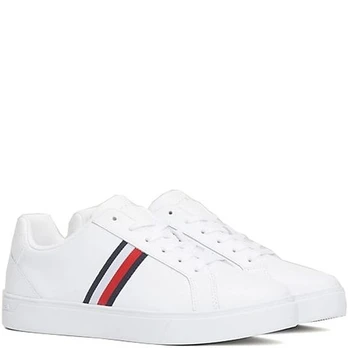 Laisvalaikio bateliai moterims, Balta, Essential sneaker stripes