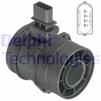 DELPHI AF10394-12B1 Air flowmeter
