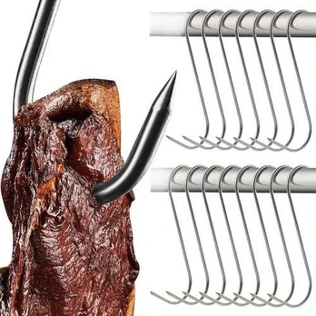 Kaminer Smoking Hooks for Smoking Meats Hooks 15pcs