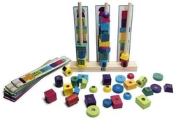 Bs Toys Kaladėlių rūšiavimo žaislas Bokštai